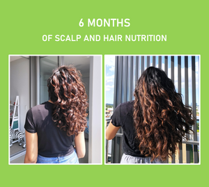 6months of rapid hair growth